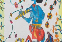 Krishna – Madhubani